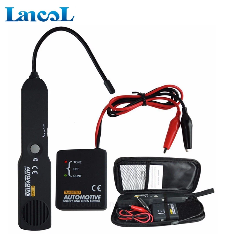 Automotive court et Circuit Ouvert Finder Testeur fil Identificateur flexibe sonde