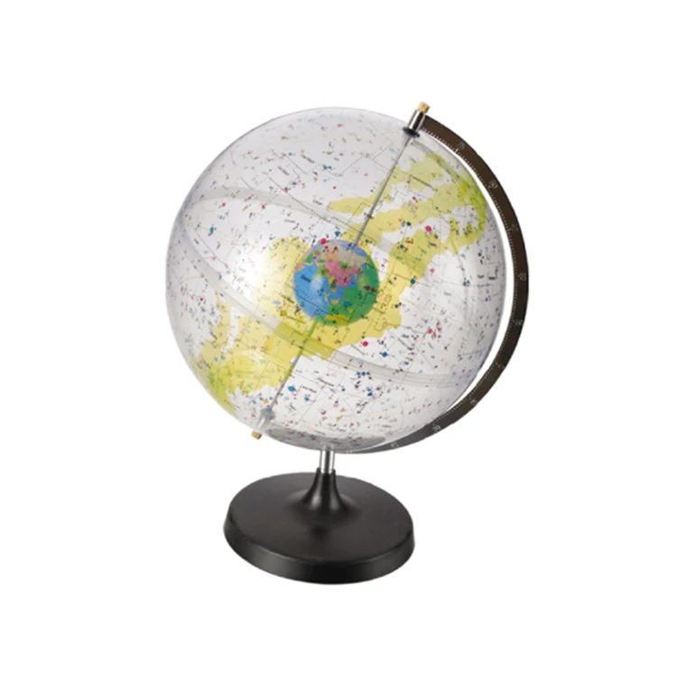 Transparent celestial globe for school education use  celestial globe