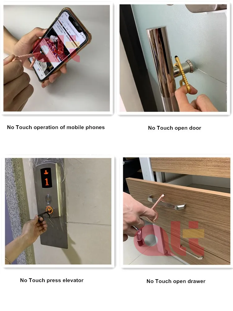 Anti Touch Door Handle Opener Keyring Hands Free Protective Hygiene