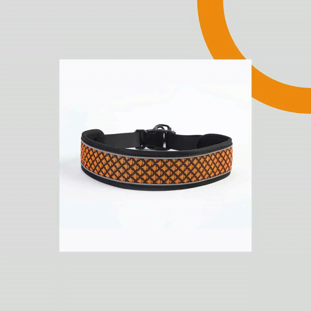 soft fabric dog collars