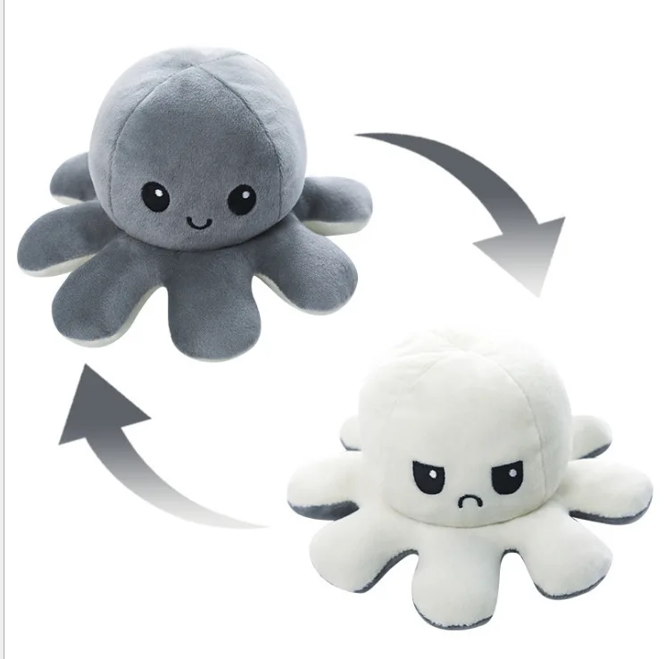 Wholesale Low Shipping Cost Reversible Octopus Plushie