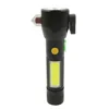 GS-9042 High Quality Emergency Multi Torch Tool XPD+COB LED flashlight is versatile safety hammer with blade flashlight