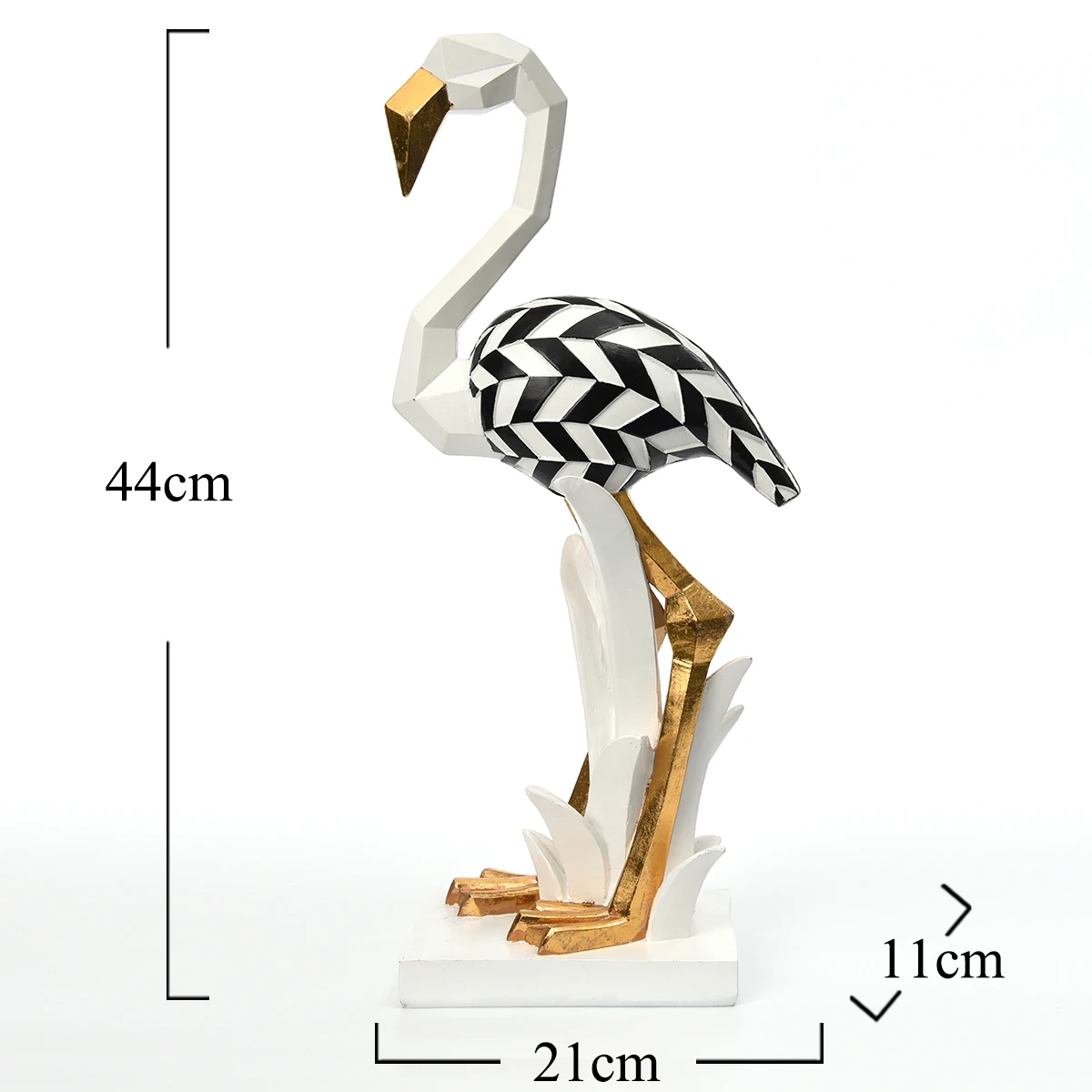 Child Home Garden Decoration Room Piece Luxury Resin Lady Flamingo