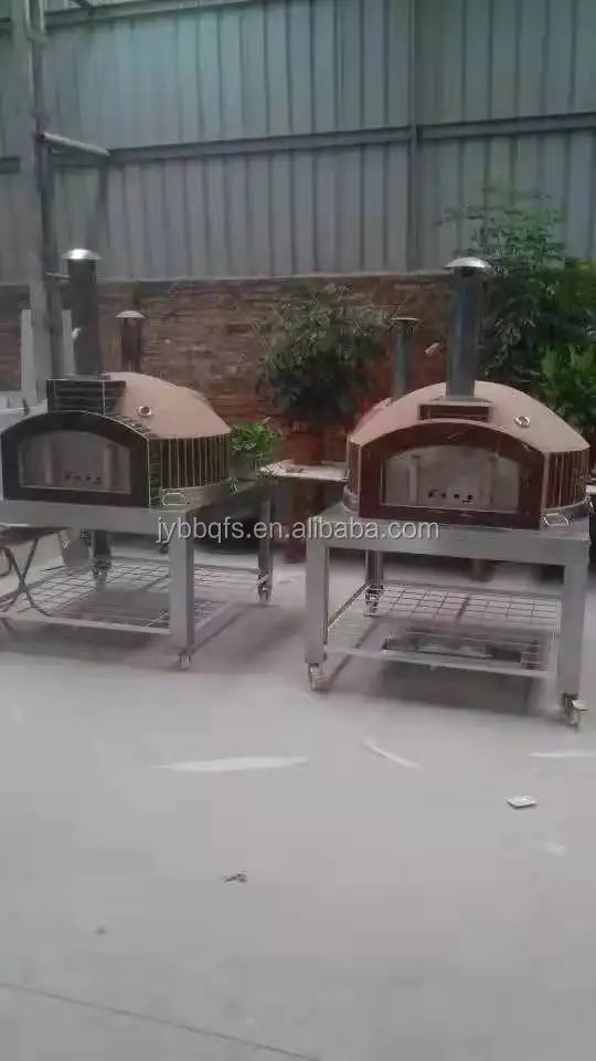 Freestanding Wood Fired Clay Pizza Oven For Outdoor Garden Buy