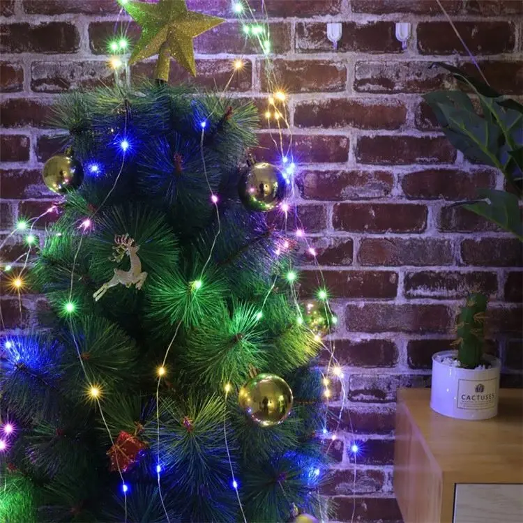 Fairy Tale Lighting Decoration Waterfall Lights Firefly Garland Copper