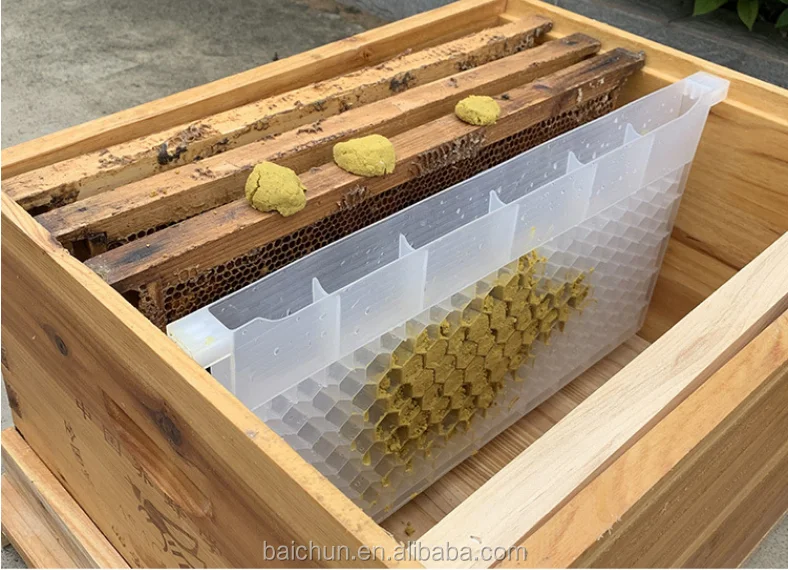 Multifunction Pollen Bee Feeder,Langstroth Bee Pollen Frame Feeder For