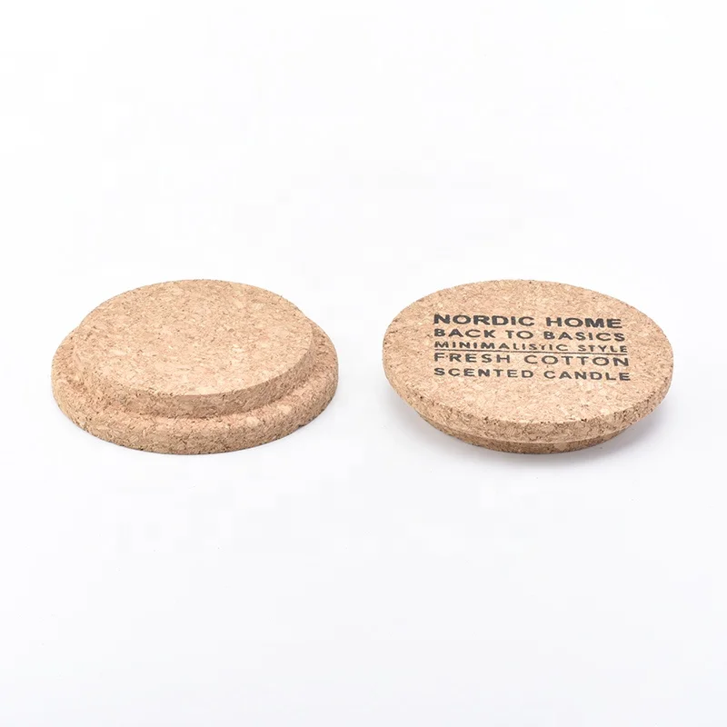 logo printing round wooden lid for candle jar wholesales