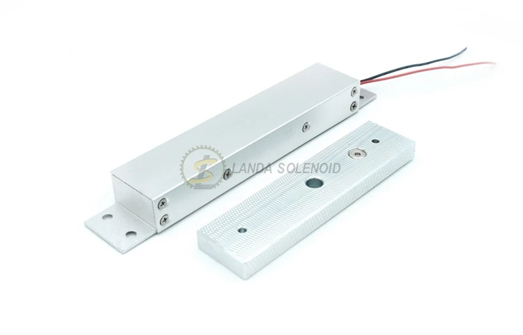 180Kg 400Lbs Flush Mounted Magnetic Lock 12V Dc Mini Solenoid Lock for Glass Wooden Fire Door Access Control
