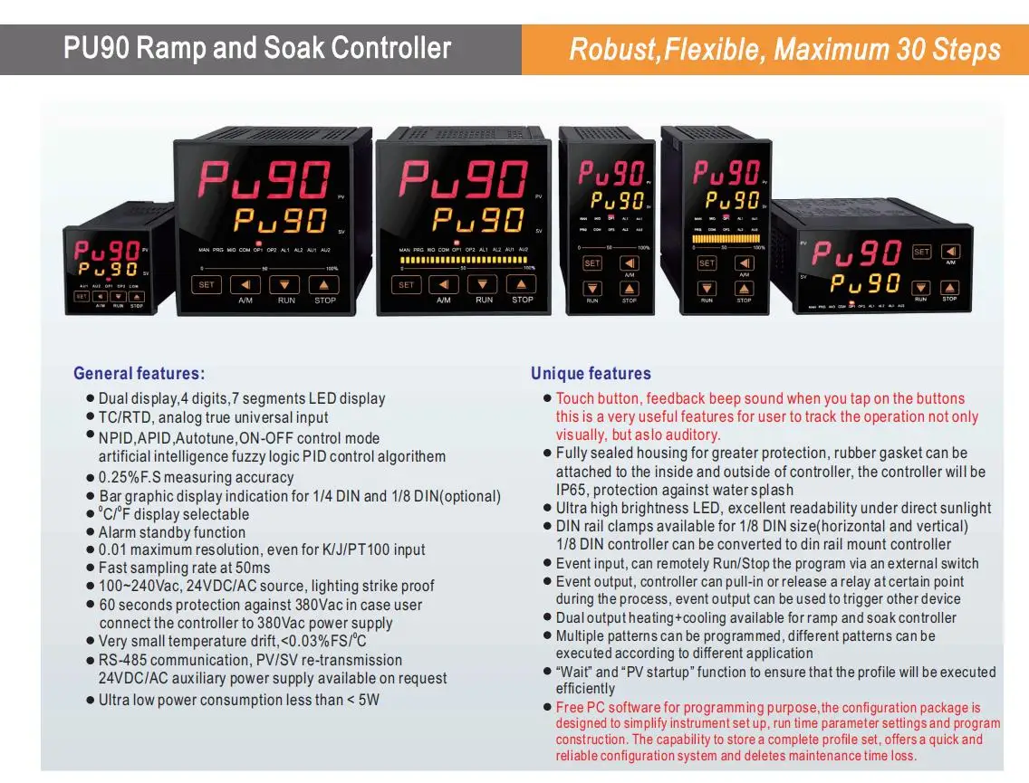 ramping temperature controller