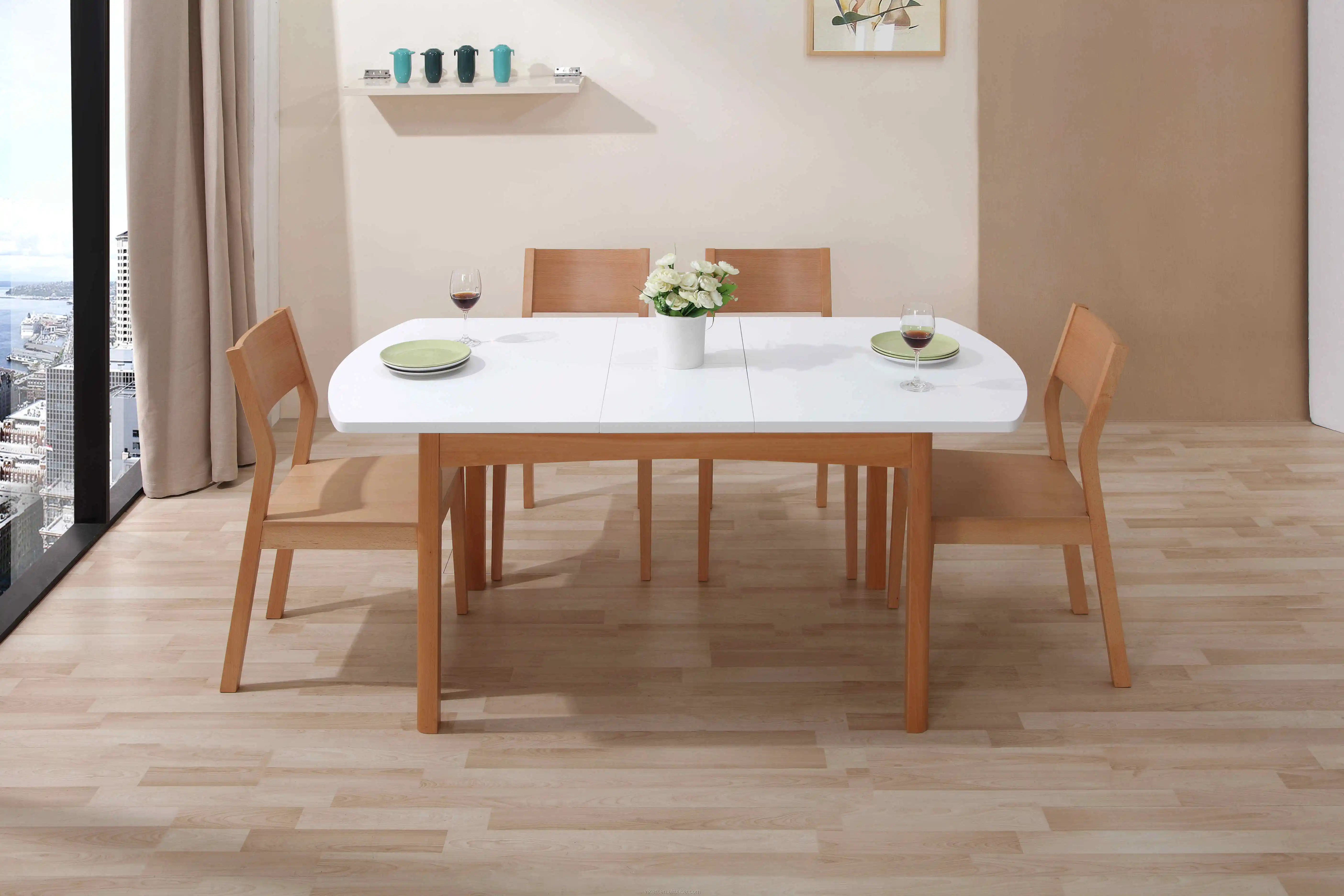 Conjunto De Muebles De Comedor,8 Sillas/asientos,Mesa De Comedor De