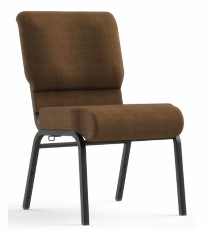 20 Inch Wide Contoured Enclosed Back Custom Stacking Interlocking Used Auditorium Church Chairs