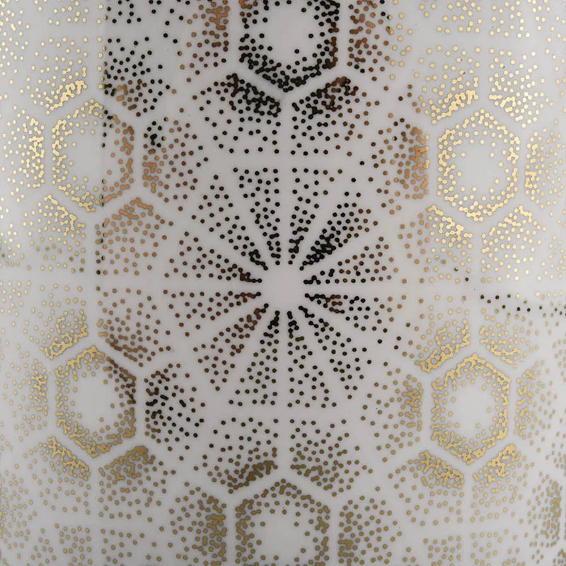 decorative ceramic candle jars for Christmas