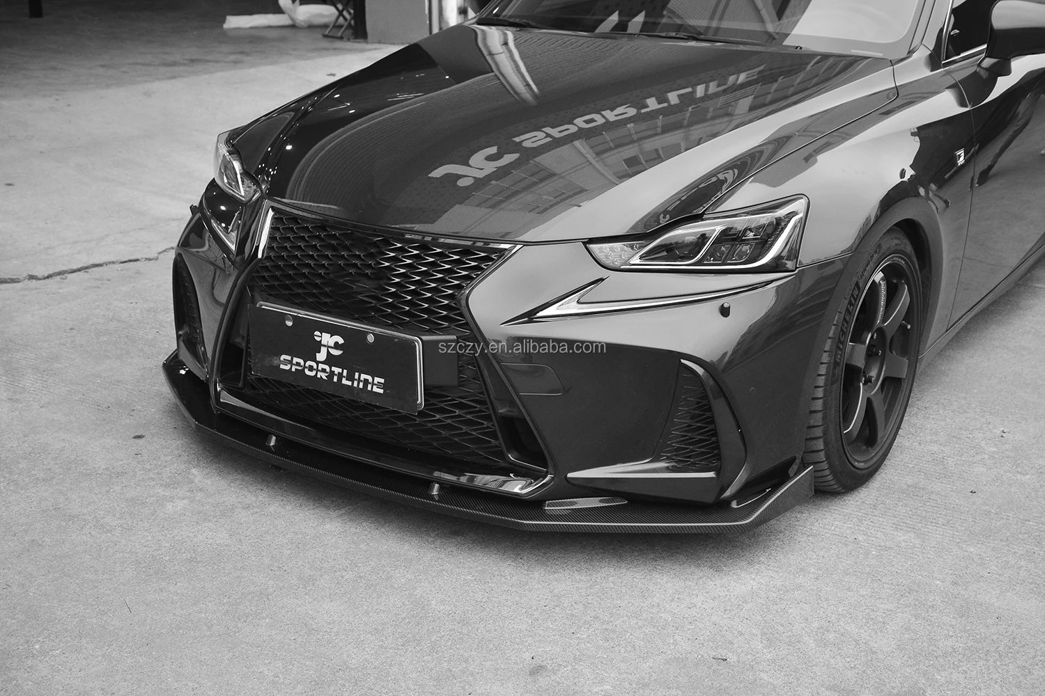 Carbon Fiber Car Front Lip For Lexus Is300 Is350 F Sport Sedan 4 Door