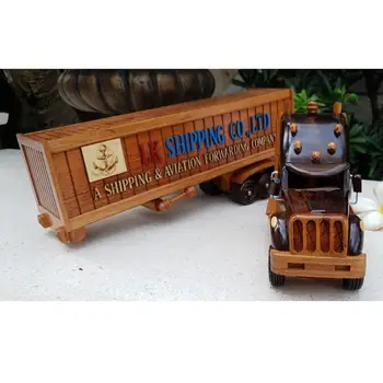 wooden lorry toy