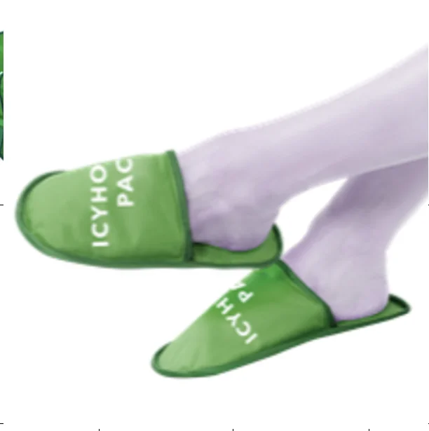 Ice Pack Slippers Reusable Hot Cold Therapy Foot Ice Pack Gel Ice