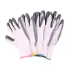 Hot selling good quality zebra strip oil work nitrile gloves