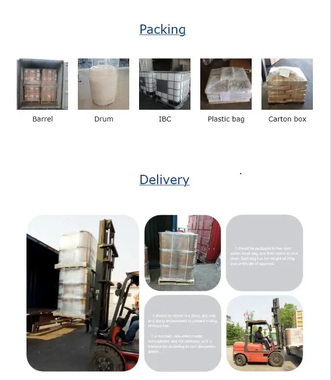 Packing and delivery