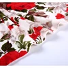 New arrival super soft floral knitted 100 polyester sherpa custom printed flannel fabric for blanket