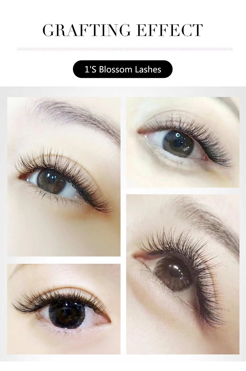 自动风扇睫毛开花假睫毛扩展化妆