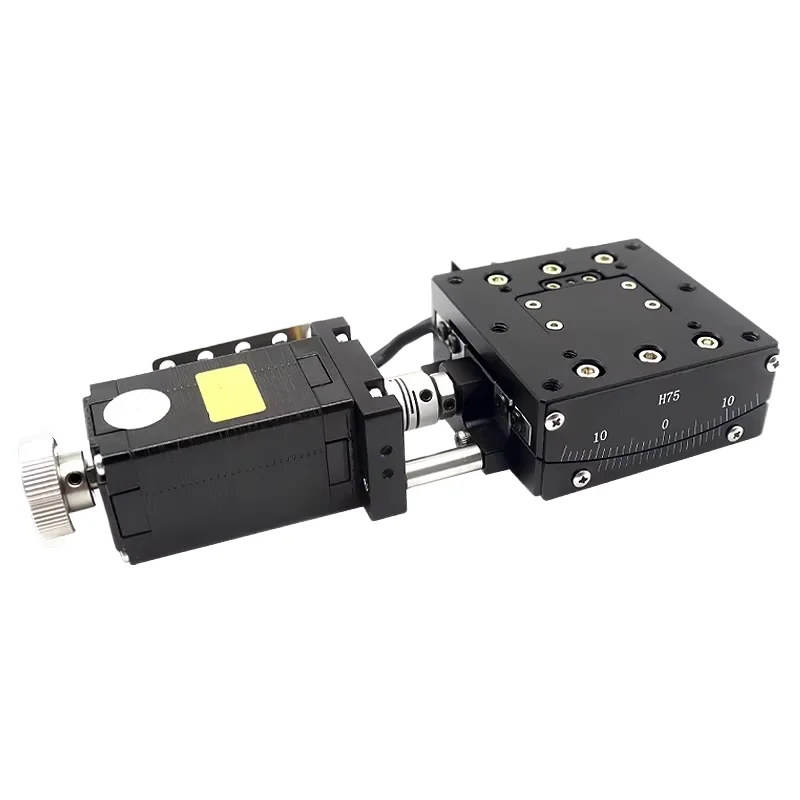 product fexg60 aluminum electric angle table inclination displacement sliding high precision fine adjustment optical radian tilt work-13