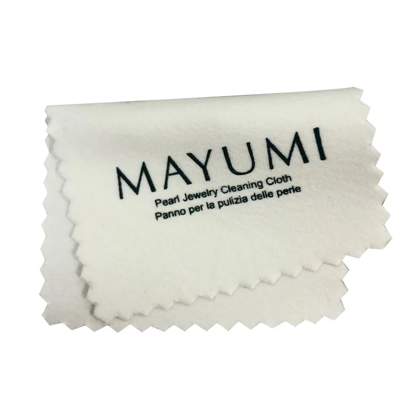 Top Quality Soft Pearl Jewelry Cleaning Cloth Microfiber Pearls Care