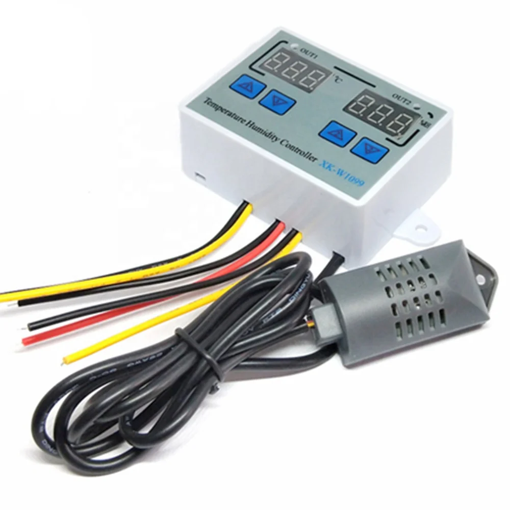Xkw1099 Intelligent Digital Display Temperature And Humidity Controller Dual Digital Thermostat