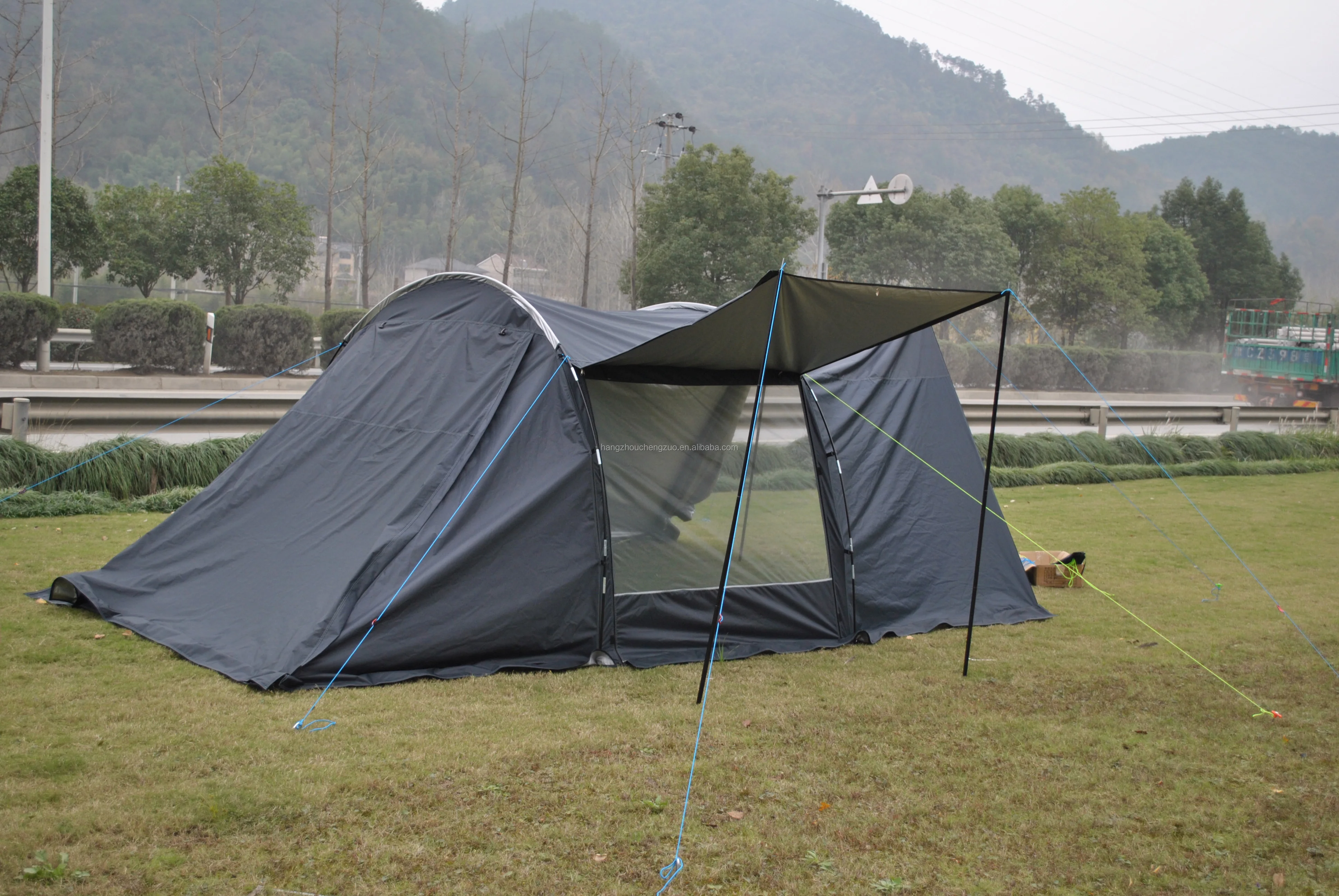 多功能汽车帐篷,6人家庭高品质5米尺寸耐用房车狐翼遮阳篷270度蝙蝠翼