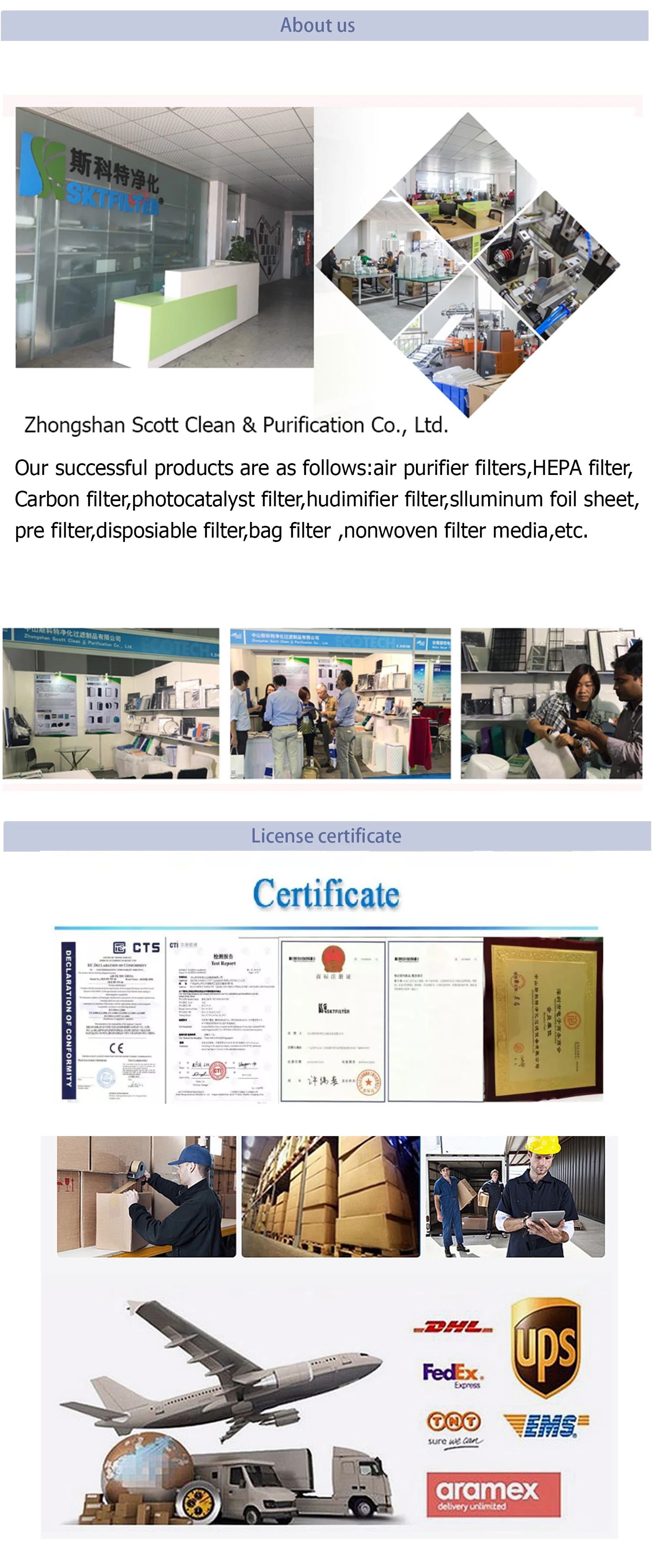 G3 G4 Primary Pleated Air Filter Media With Cardboard Frame For Clean