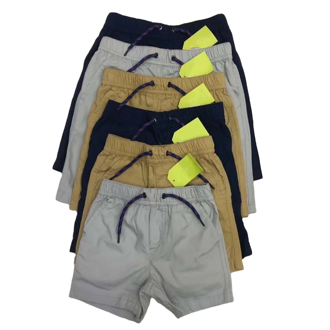 
Nino Kids Clothing Boutique Toddler Boys Cotton Shorts With Elastic Strap Baby Summer Bottom Beach Biker Short Pants Stock Lot 