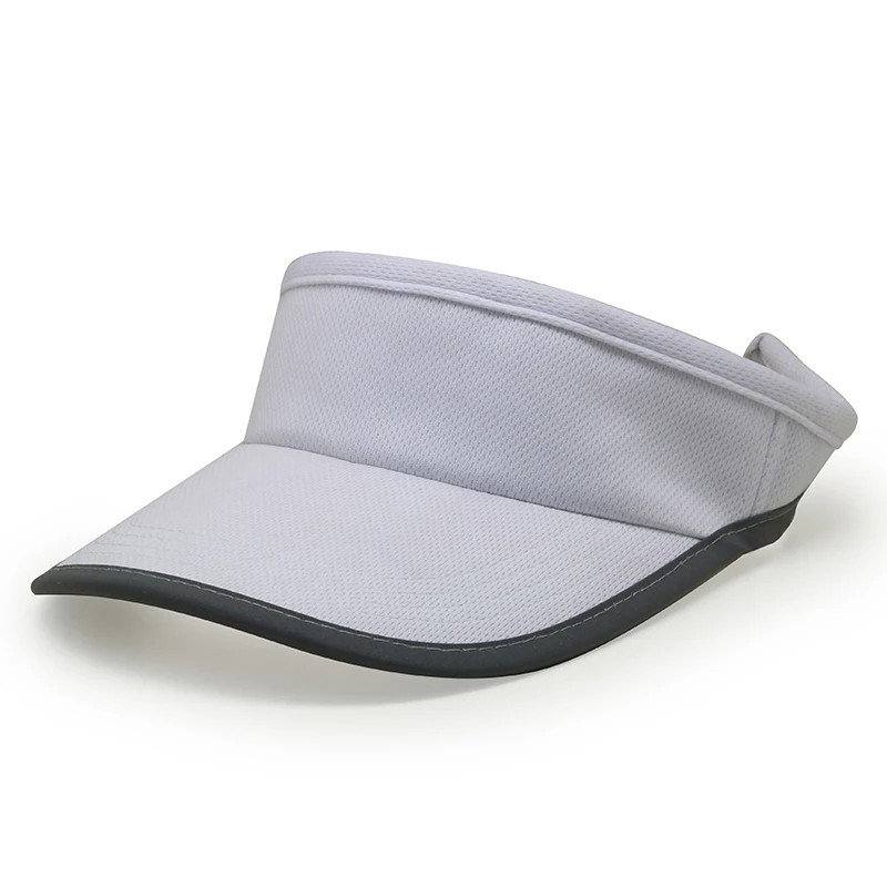 Hot Sale White Band Elastic Back Cotton Sun Visors Cap For Women Outdoor Buy Elastic Back