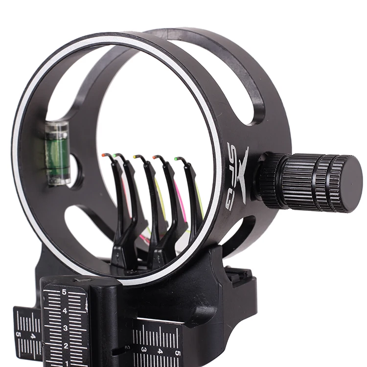 Spg Fiber Optics Adjustable Bow Sight Archery Accessory 5 Pin Compound
