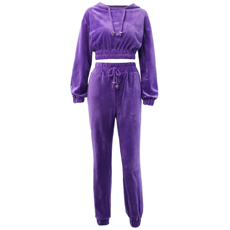 ladies velour sweatsuit