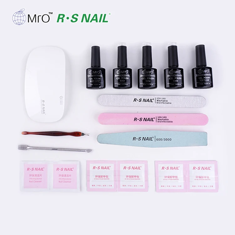 Rs Nail Free Samples Soak Off Gel Polish Kit Oem Odm Factory 3 Step Gel ...