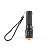 Spot wholesale custom aluminum alloy easy to carry retractable strong and weak light adjustable mini door flashlight led