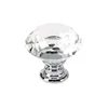 Decorative 30mm 40mm Clear Diamond Shape Crystal Glass Pull Handle Cupboard Cabinet Drawer Door Furniture Knobs