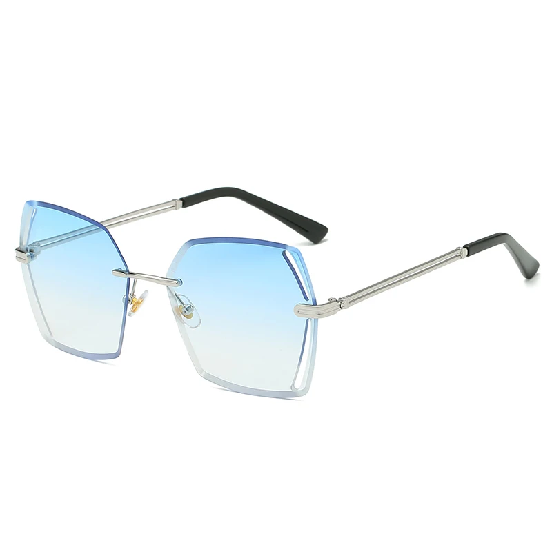 2019 China Glasses Manufacturers Wholesale Frameless Hollowout Metal