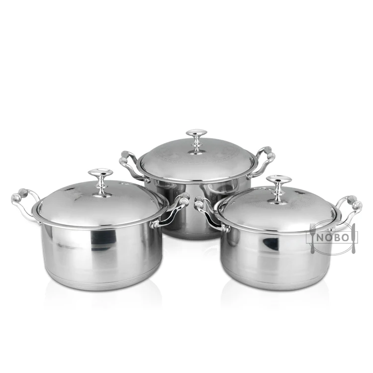 Multi Layer Bottom Kitchen Cookware Heavy Duty Cooking Pots