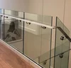 Real villa brand glass railing with tempered glass and stainless steel antirust setting