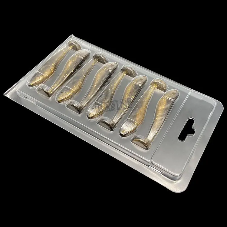 Custom Plastic 8 Cell Blister Tray Fishing Lures For Fresh Water