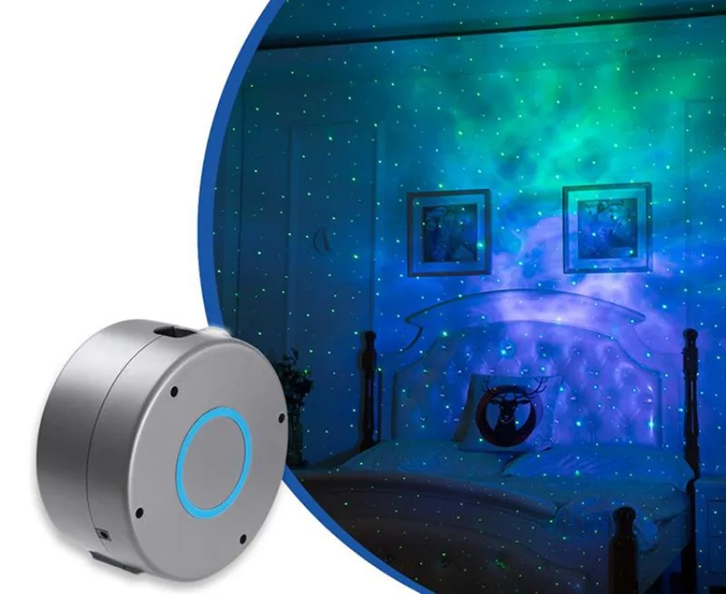 Laser stars twilight Projector w/LED Nebula Cloud for Game Rooms Home Theatre Night Light Ambiance indoor