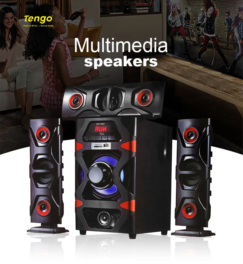 Tengo TG-1403 تشويه منخفضة مكبر للصوت ديناميكية دفعة باس 3.1 المحيطي الصوت مرحبا فاي مكبر صوت متعدد الوسائط نظام