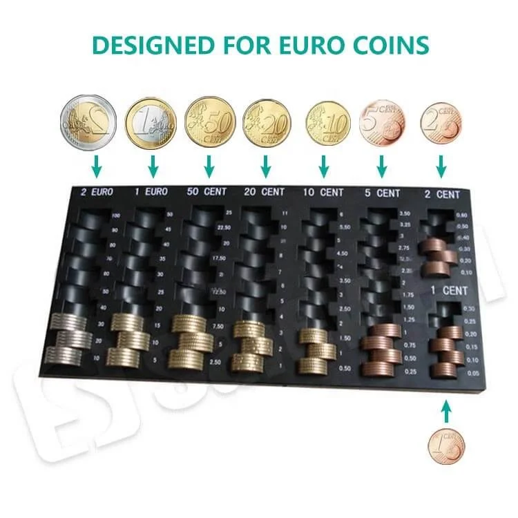 Plastic Bank Coin Storage Box Sorter Money Tray Coin Handling Tray Coin Dispenser Buy Bank