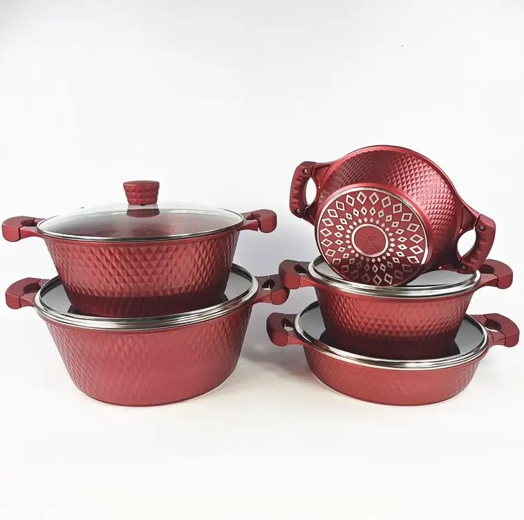 Huochu Kitchen Cookware Set Nonstick Cooking Pots 10pcs Cookware Buy Nonstick Cookware Set,Non