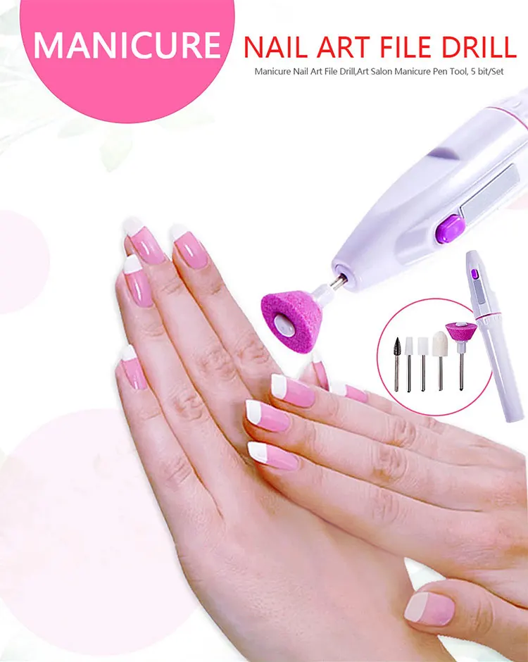 Battery Operated Mini Nail Care Professional Electrical Manicure
