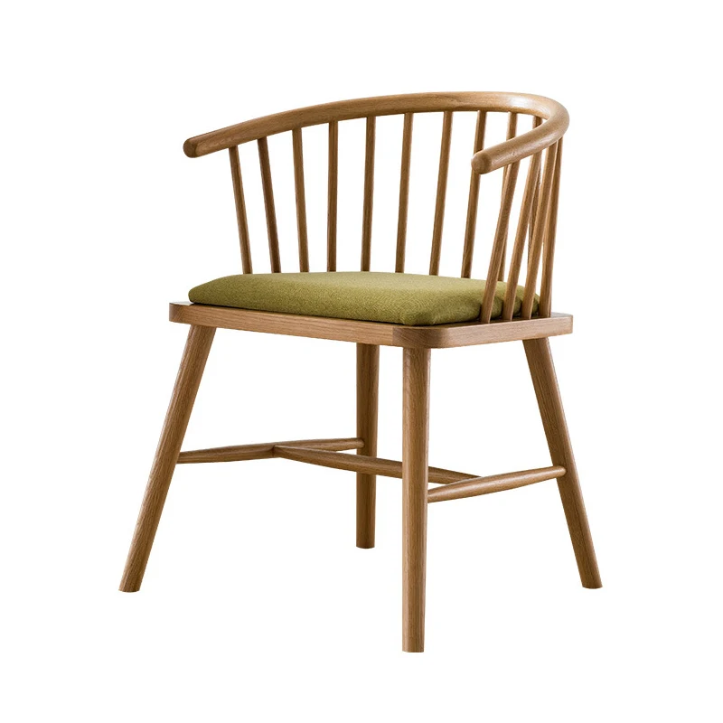 product-BoomDear Wood-Wood design dining chair woodendining chair with fabric seat solid wood chairs