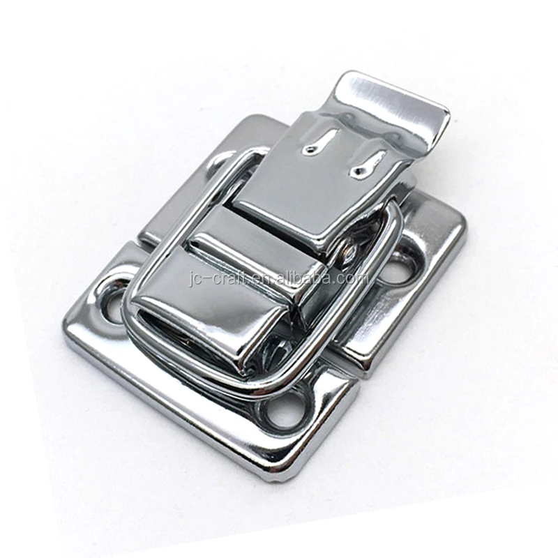 New Locks Buckle 1pc Butterfly Wooden Box Machine Accessories Iron Chrome Silver 
