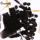 卸売未処理の生バージンヘアエクステンションベンダー、 100% 人毛エクステンション、ミンクブラジル人毛織りバンドル