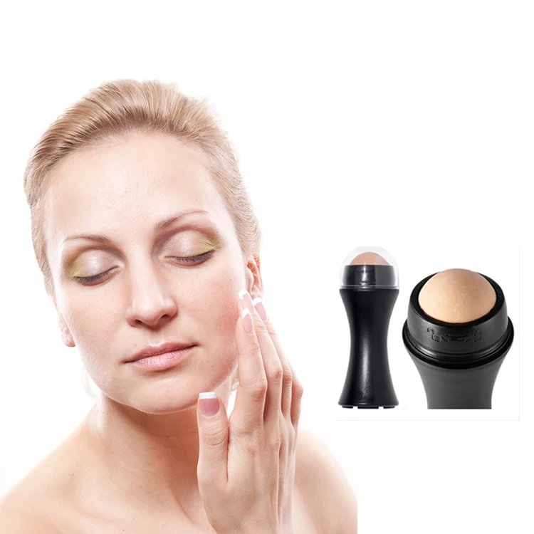 
Facial Absorbing Roller Massager Natural Volcanic Stone Roller Oil absorber 
