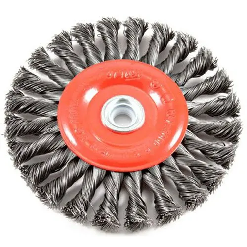 Twist Knotted Stainless Steel Wire Polishing Disc Wire Wheel Brush Wire Brush from PEXCRAFT