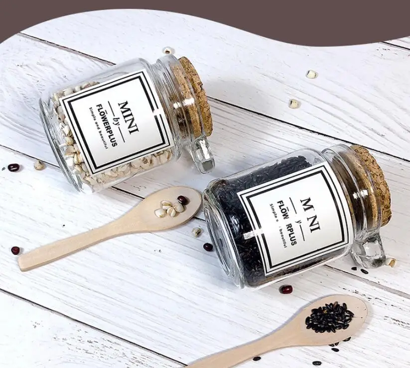 200ml Glass Jars Bottles And Container Kitchen Orgainzation Storage